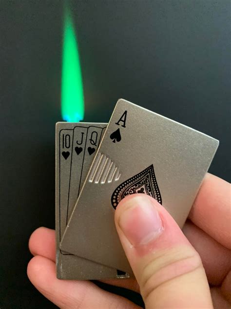 mini poker deck lighter